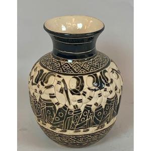 Ceramic Vase - Vietnam - Circa 1930 