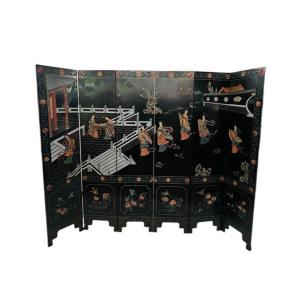 Lacquered Wood Screen - China