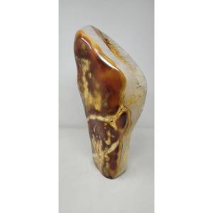 Large Brown And Beige Colored Agate 