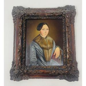 Oil On Panel - 1852