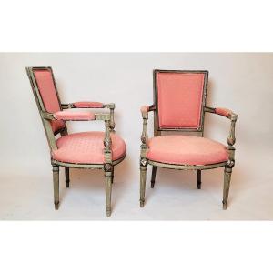 Pair Of Directoire Armchairs