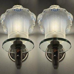 Pair Of Wall Lights, France 1940, Ezan