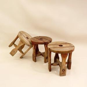 Set Of 3 Stools, Sweden 1940