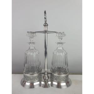 Wmf Silver-plated Liqueur Cellar, Germany Circa 1920