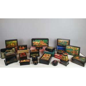 Collection Of Russian Boxes, Price Per Piece On Request
