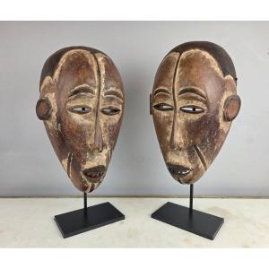 African Ido Ma Masks, Niger Early 20th Century 