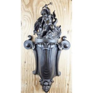 Patinated Bronze Fountain, 19th Century