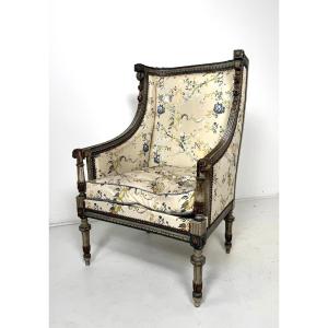 Louis XVI Style Shepherdess In Patinated Wood