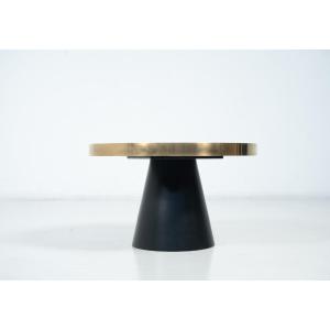 Brass Side Table, Belgium, 1980s