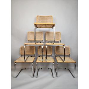 Set Of Six Chairs Marcel Breuer