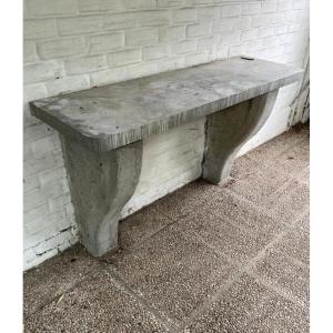 Blue Stone Console Table, 20th 