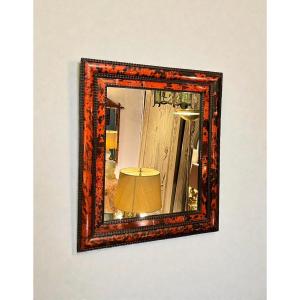 Late 19th-century Tortoiseshell Mirror. 70cm X 60cm 