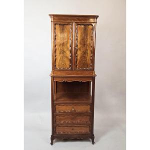 Mahogany Medal Cabinet, Late 19th Century