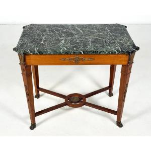 Louis XVI Console Table With Marble Top