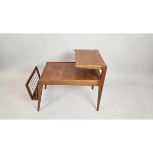 Teak Side Table, Danish Design, 1950s, By Kurt Ostervig