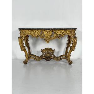 Louis XV Giltwood Console Table, 18th