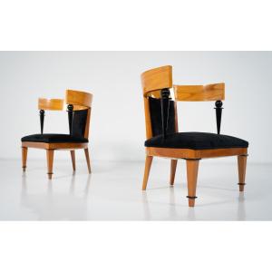 Pair Of Armchairs, André Arbus Style