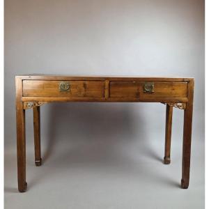 Console In Exotic Wood, China Early 20th