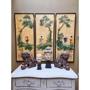 Triptychs, Oil On Canvas