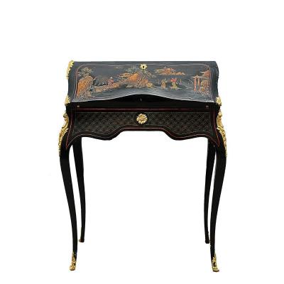 Louis XV Style Lacquered Writing Desk, Krieger, Paris