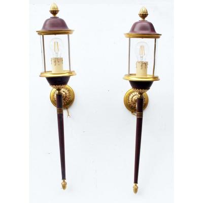 Pair Of Empire Style Sconces