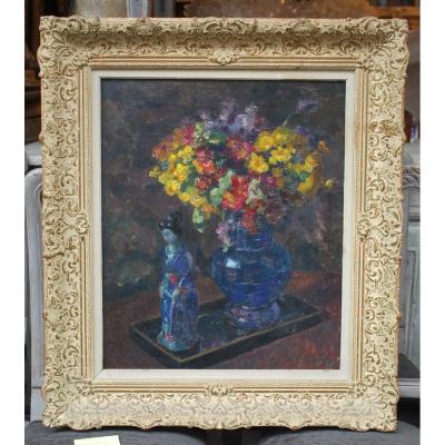 Fernand Willy, Belgian School (1886-1964) Oil On Canvas