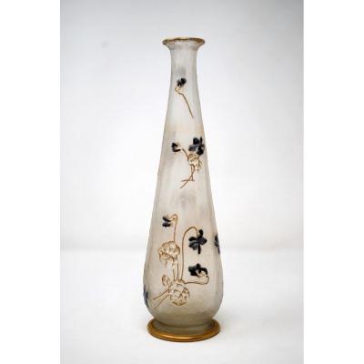 Vase With Violets, Legras Montjoye