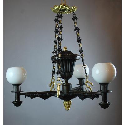 Oil Chandelier, Restoration Period