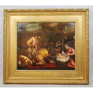 Oil On Panel, Spanish School, 18th