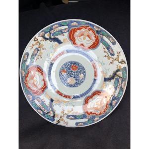 Large Imari Porcelain Dish, 19th Century, Meiji Period 