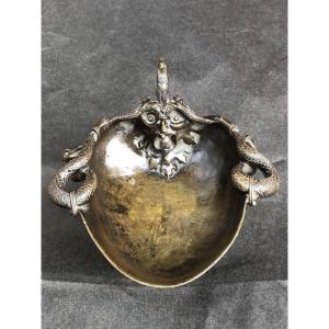 19th Century Bronze Cup After The Antique.