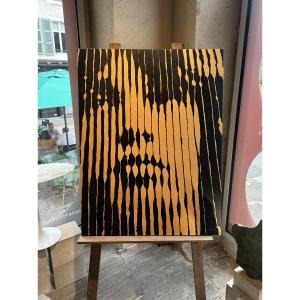 Portrait Of Mick Jagger By Marcos Marin