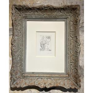 Pablo Picasso “large Couple And Small Dog, Hairy”