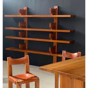 Pierre Chapo Library B17 Elm Wood 1960