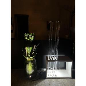 Sculpture: Illuminated Italian Coat Rack, 1970