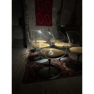 Estelle & Erwin Laverne - 6 Champagne Armchairs 