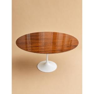Eero Saarinen - Tulip Table In Walnut Circa 1970