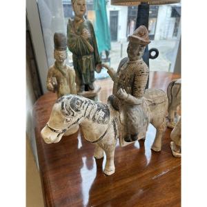 Set Of 6 Tang Sculptures - China