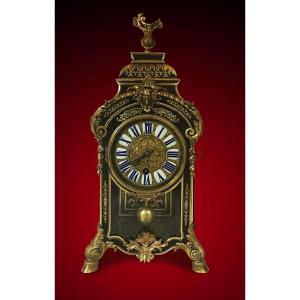  French Louis XIV Cartel In Boulle Marquetry By Thuret -  Ca 1700