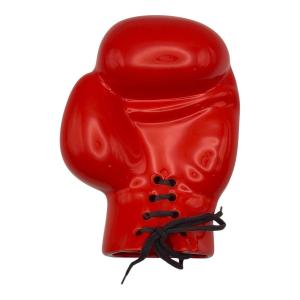 Ceramic Boxing Glove, Red, Signed Jc Peiré – Made In France – 20th Century