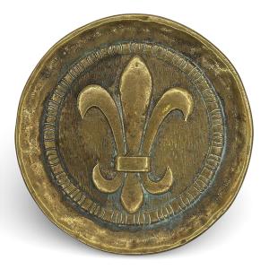 Bronze Trinket Dish With Fleur-de-lis Decoration, Cip Foundry, 19th Century (circa 1900)