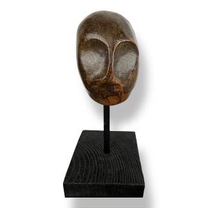 Anthropomorphic Mask Sculpture In Glazed Stoneware