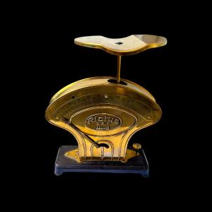 Rictus Drp Collectible Letter Scale - Gilt Brass - Late 19th Century - Numbered 384478