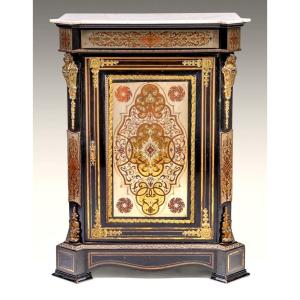 Under Restoration: Rare Diehl Sideboard In Boulle Marquetry, Napoleon III Period, Napoleon 3
