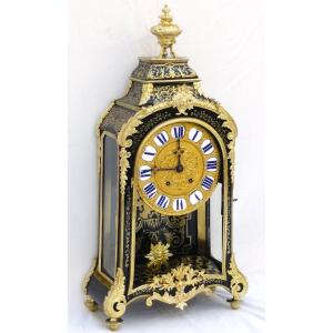 Large Napoleon 3 Regency Boulle Marquetry Cartel
