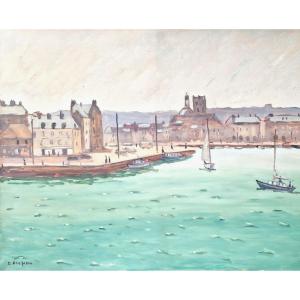 Guy Pichon - Dieppe Oil On Canvas