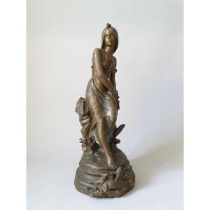 The Captive Spelter By Emile Carlier 1849 - 1927