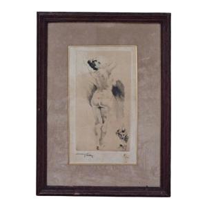 Engraving By Alméry Lobel Riche (1877 - 1950) Signed And Numbered