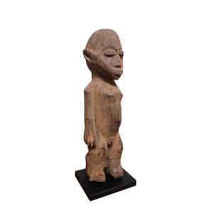 Male Statuette, Old Hardwood, Lobi Burkina Faso, 1st Half 20th Century, African Tribal Art