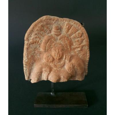 Bust Of Divinity, Chandraketugarh, North India, Shunga, 1st Before - 1st Century After Jc